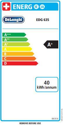 Energie-Label De'Longhi Stelia EDG635.B (NESCAFÉ Dolce Gusto)