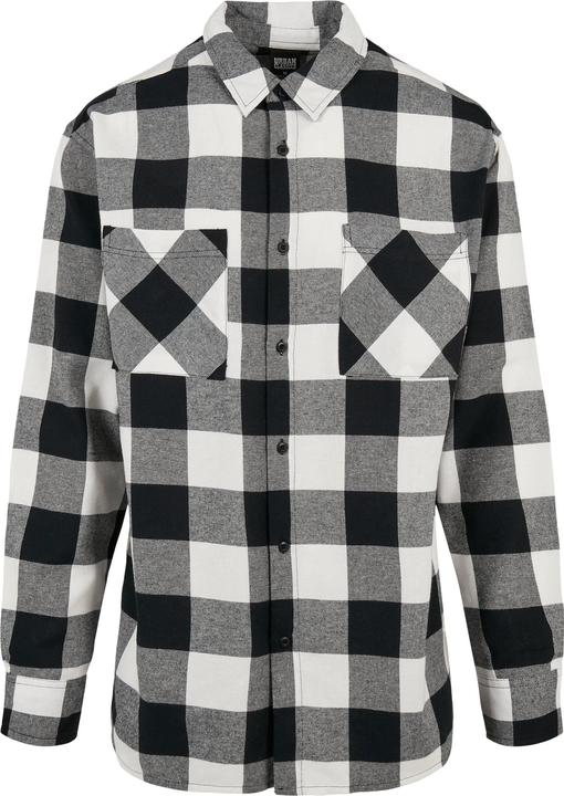 Urban Classics Long Oversized Checked Shirt