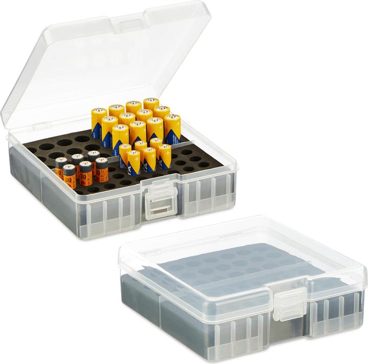 Productafbeelding Relaxdays 2x accubox
