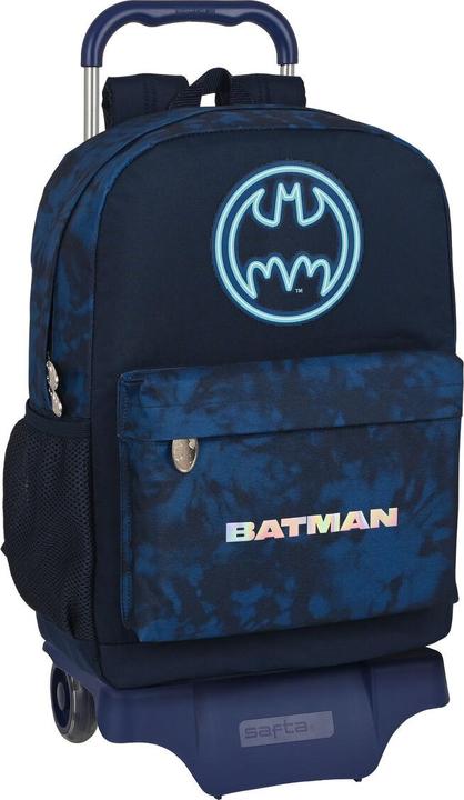 Batman Schulrucksack mit Rädern Legendary Marineblau 30 x 43 x 14 cm