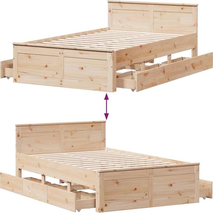 Immagine prodotto VidaXL Letto senza materasso con testiera (180 x 200 cm)