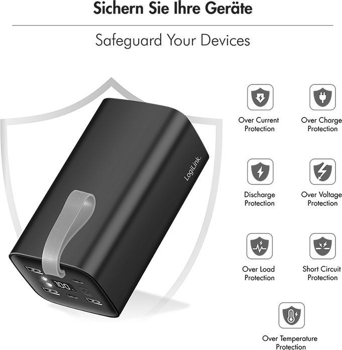Produktbild LogiLink PA0351 (50000 mAh, 100 W, 100 Wh)