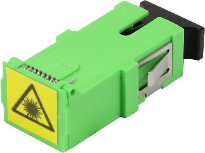 Synergy 21 LWL-Kupplung,SC(APC)-Buchse/SC(APC)-Buchse(Laserschutzverschluss), 9/125u Singlemode, simplex, PVC (Netzwerk Kupplung)
