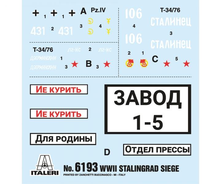 Actual product image 1:72 Battle Set Stalingrad Siege