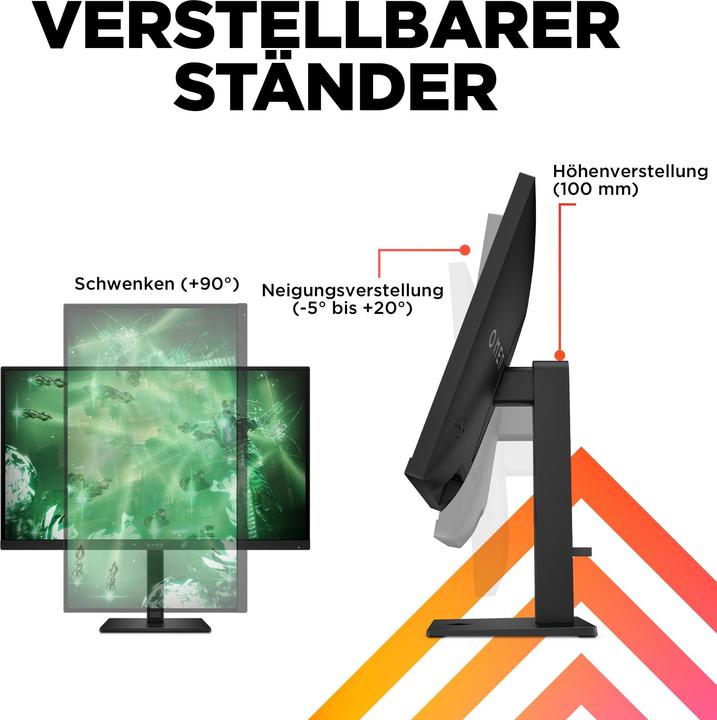 Actual product image HP Omen 27q (2560 x 1440 pixels, 27")