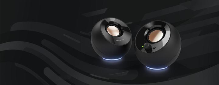 Produktbild Creative Lautsprecher Pebble SE RGB Stereo, schwarz
