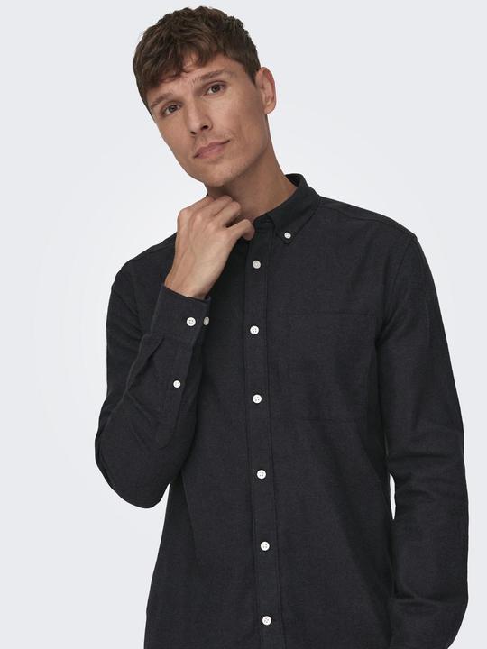 Immagine prodotto Only & Sons Camicia a maniche lunghe a tinta unita (XS)