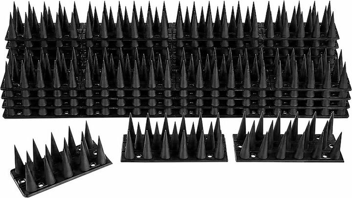 Actual product image Isotronic Pigeon spikes, anti-bird spikes, black, 5.4 m