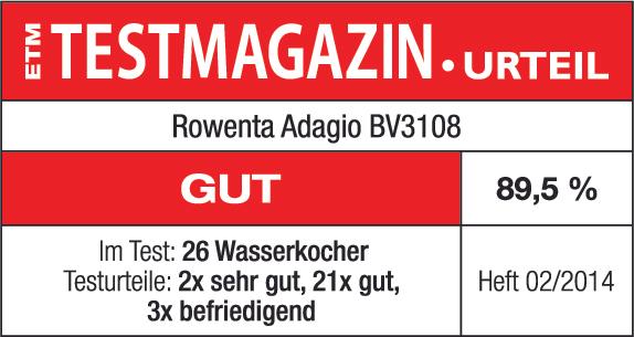 Actual product image Rowenta Adagio BV 3108 (1.40 l)