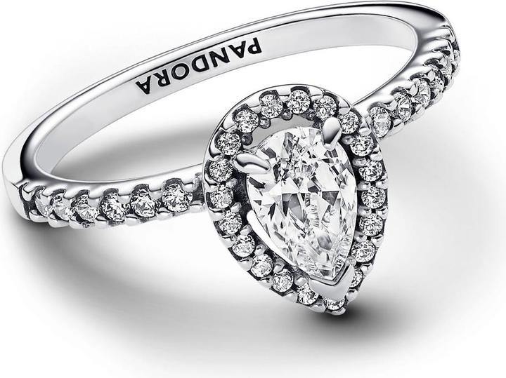 Image du produit Pandora Anneau de couronne de poire étincelant (52, Argent 925)