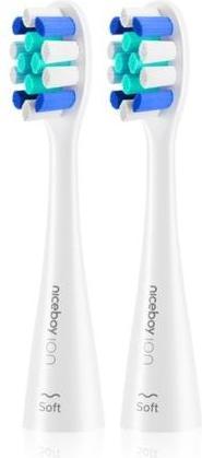 Produktbild Niceboy ION Sonic Lite Ersatzbürstenkopf - Weiss, 2 Stück (2 x)