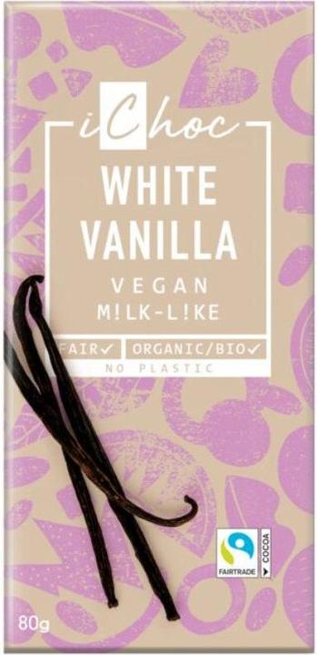 Actual product image Ichoc White Vanilla Organic (80 g)