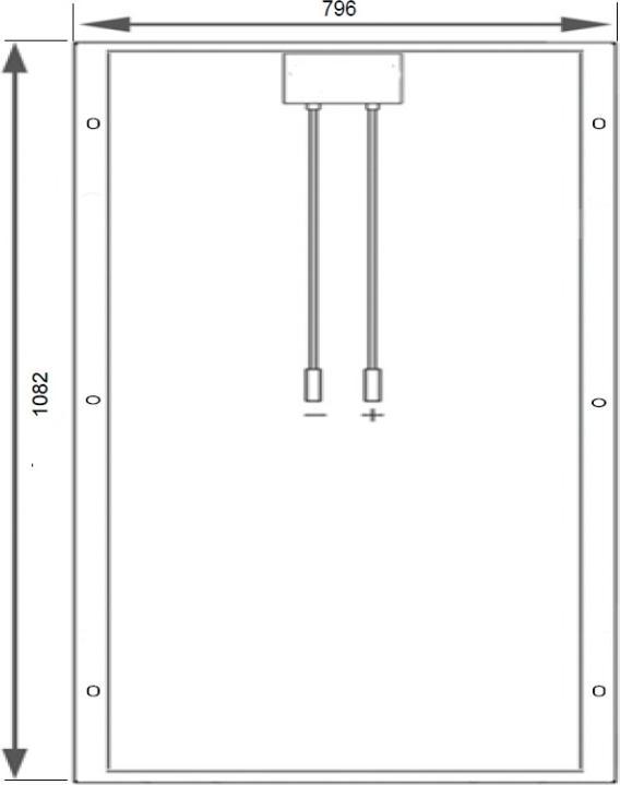 Produktbild DC Solar Solarmodul E680M48 black (170 W, 11 kg)