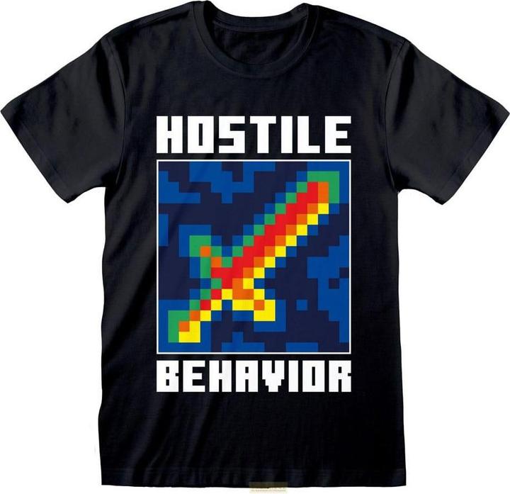 Actual product image Heroes Inc Minecraft T-Shirt Hostile Behavior Grösse M (M)