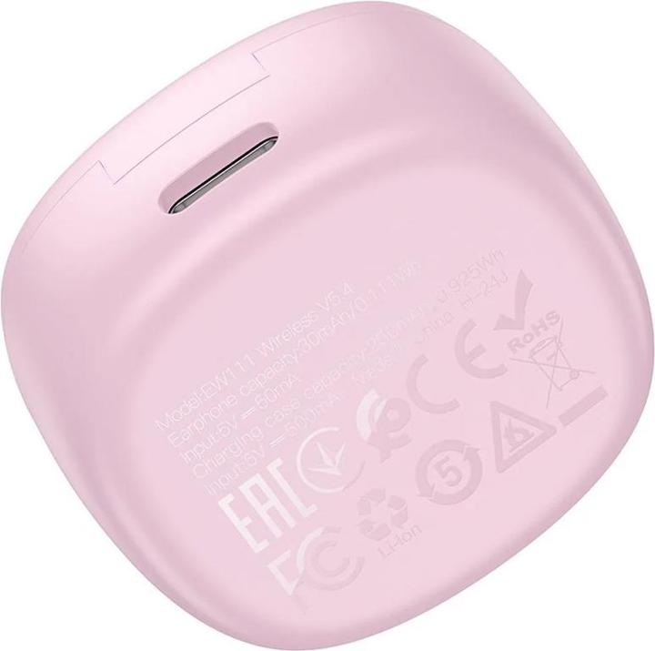 Produktbild Hoco Wireless headphones wireless earphones bluetooth TWS for kids EW111 pink