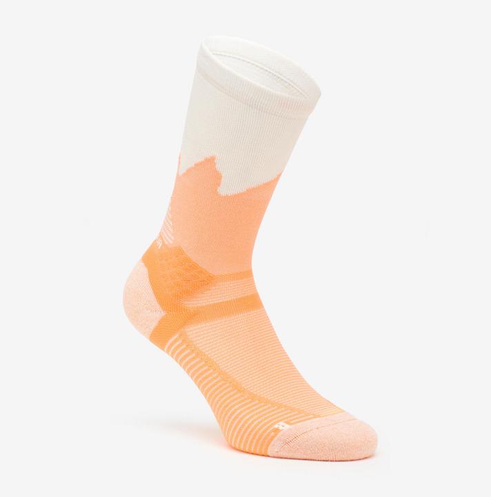 Image du produit Quechua Chaussettes randonnée - hike 500 high gris et abricot x2 paires (35, 38)