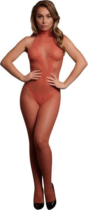Productafbeelding Le Désir Bodystocking van visnet en kant - Queensize (XL, XXL, 3XL, 4XL)