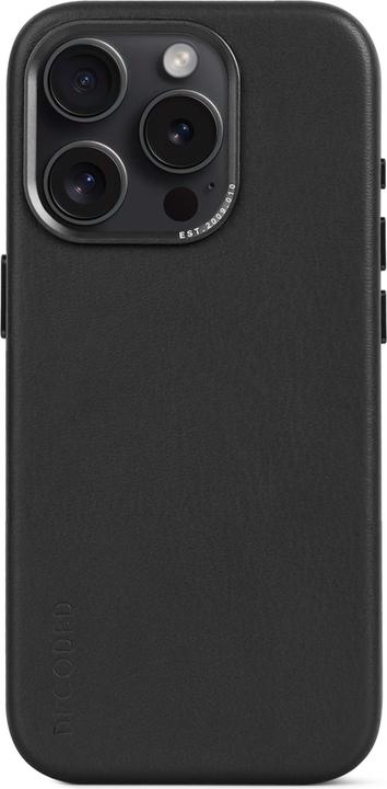 Actual product image Decoded Leather Magsafe Backcover (Apple iPhone 15 Pro)