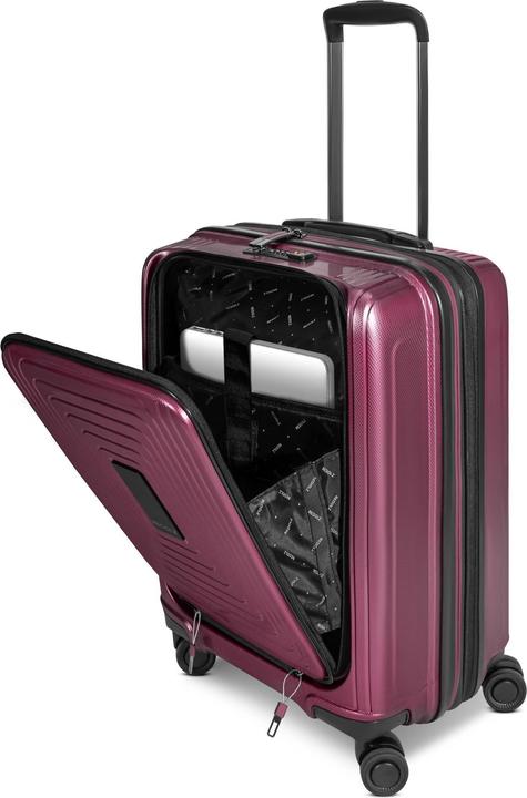 Image du produit Redolz Essentials 14 Trolley de cabine à 4 roues 55 cm Compartiment pour ordinateur portable avec plis (45 l, Bagage à main (jusqu'à 50l))