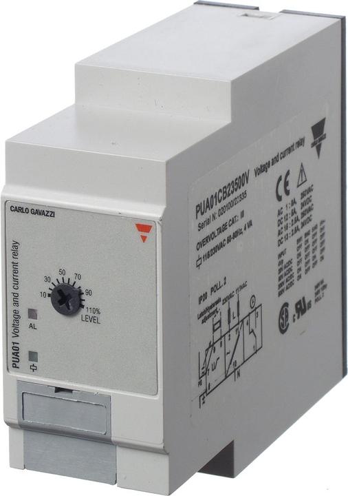 Actual product image Carlo Gavazzi Voltage measuring relay for AC/DC can be used with MI current transformer Coil voltage 115-230V A