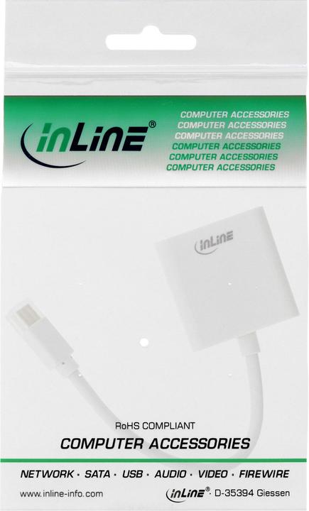 Image du produit InLine Adaptateur Mini DisplayPort vers DVI (DVI, 16 cm)