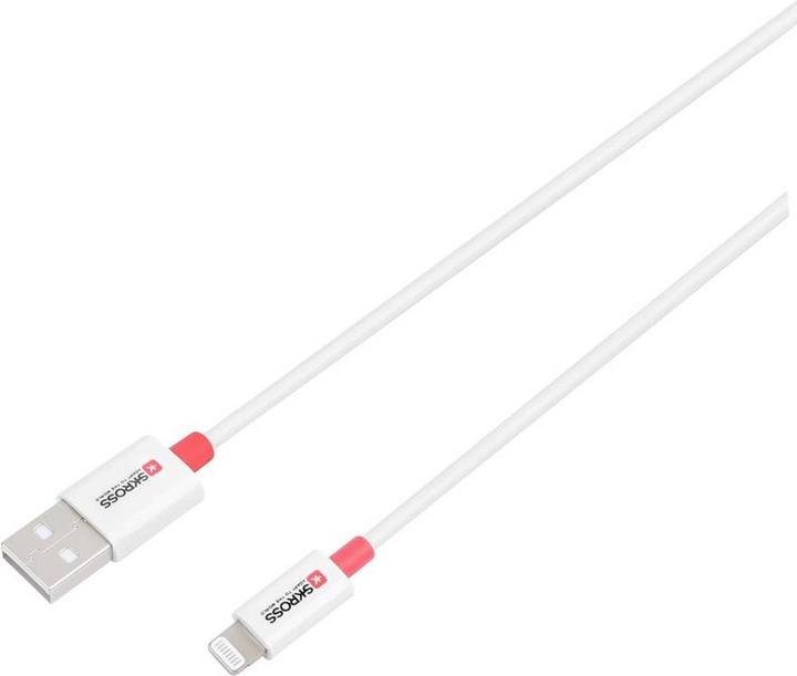 Produktbild Skross USB Kabel USB to Lightning Cable, 1,2m white (1.20 m, USB 2.0, 28 W)