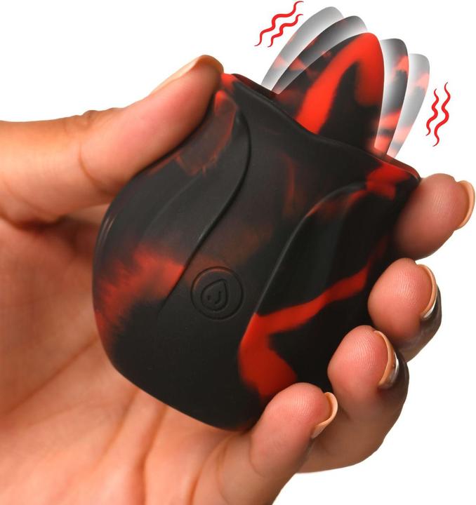 Produktbild Frisky BLOOMGASM Black Kiss Rimmende RosenVibrator Rot/Schwarz