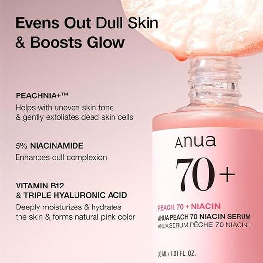 Actual product image Anua Peach 70 Niacin Serum (30 ml)
