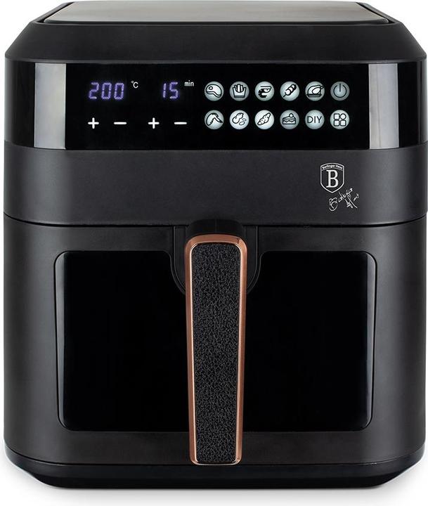 Productafbeelding BerlingerHaus BH9446 Friteuse, 6,3L, zichtbaar venster Black Rose CollectionMona