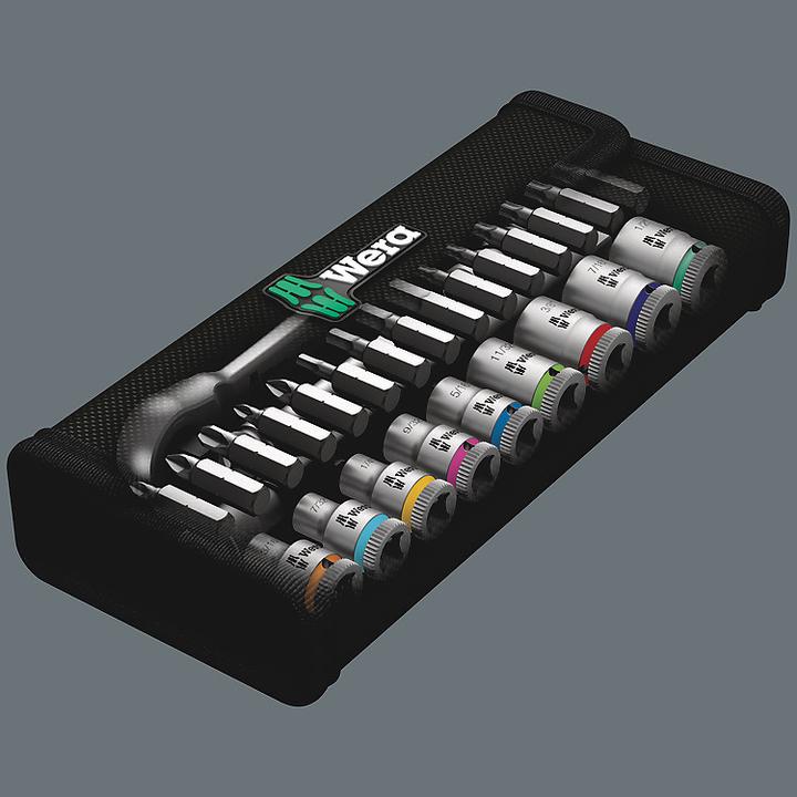 Produktbild Wera 8100 SA 11 Zyklop Metal-Knarrensatz (1/4")
