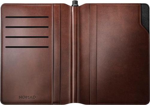Productafbeelding Nomad Leren Paspoort Portemonnee Pen Editie Rustiek Bruin