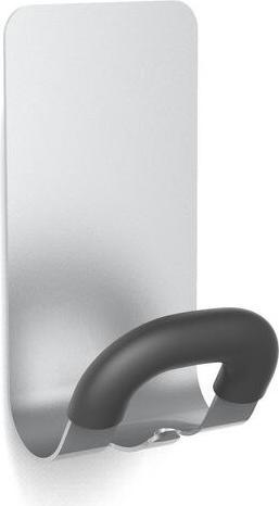 Actual product image Alba Coat hook "PMMAG2", magnetic, 1 hook, silver with magnetic holder, suitable for all steel floors