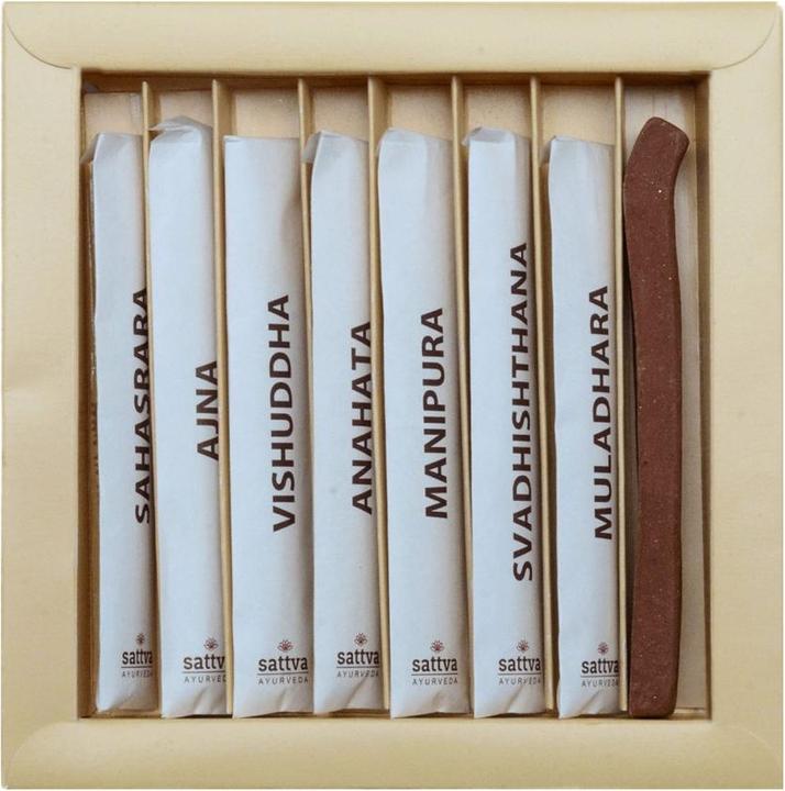 Produktbild Sattva Ayurveda Sattva Chakra Balancing Natural Incense Natural Incense Harmonizing Chakras 49Pcs