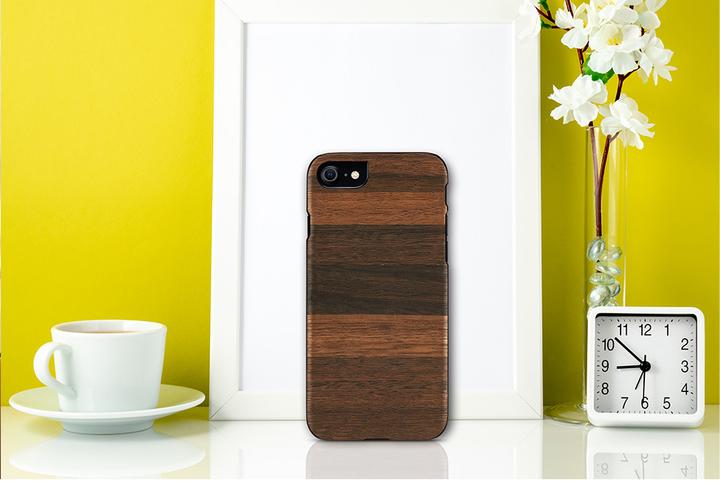 Image du produit Man.Wand & WOOD case for iPhone 7/8 fango black (Apple iPhone 8, Apple iPhone SE (2ème génération), Apple iPhone 7)