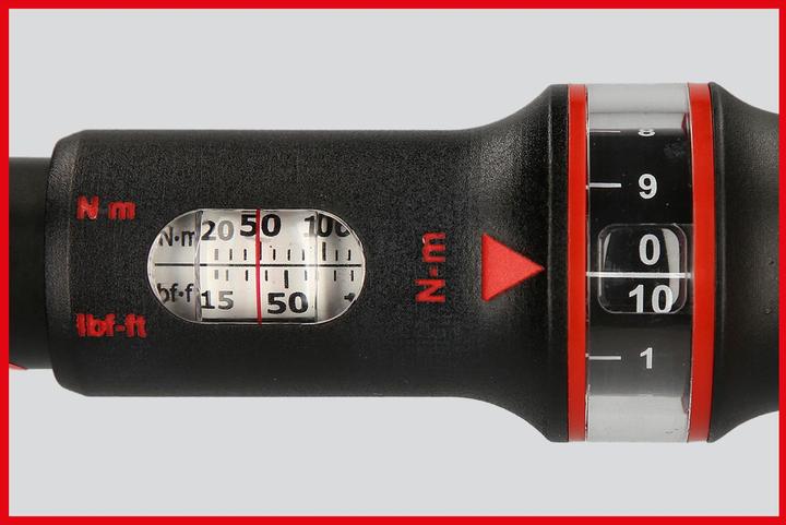 Actual product image KS Tools ERGOTORQUE®precision Insert Torque Wrench, 14x18 mm, 20-100 Nm (20 Nm, 100 Nm)