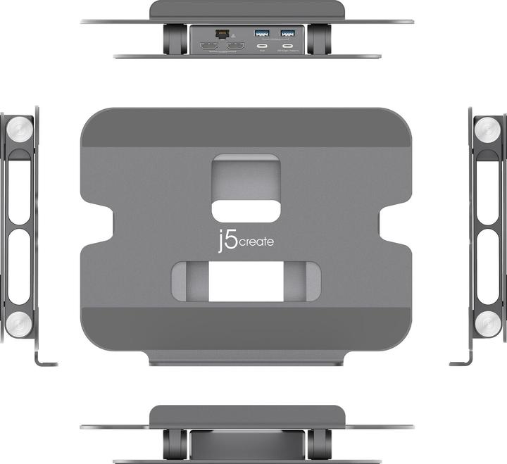 Actual product image j5Create JTS427 (USB-C, Thunderbolt, 2 Ports)