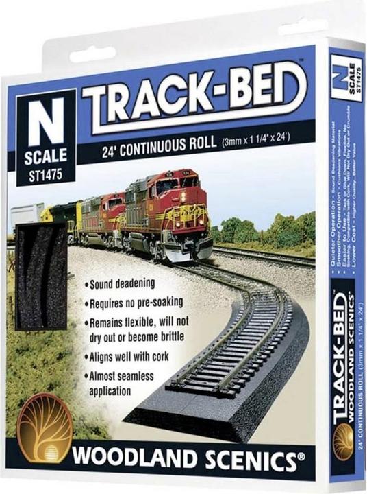 Produktbild Woodland Scenics N Gleisbettung WST1475 (L x B (Spur N)