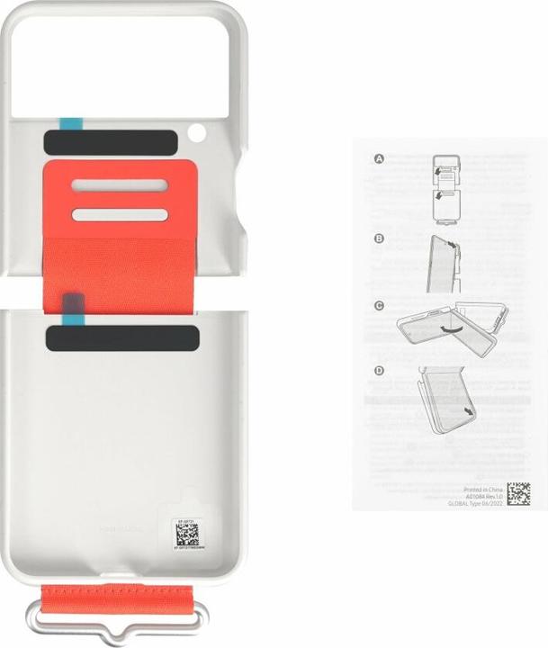 Produktbild Samsung Silicone Cover mit Strap (Samsung Galaxy Z Flip4)