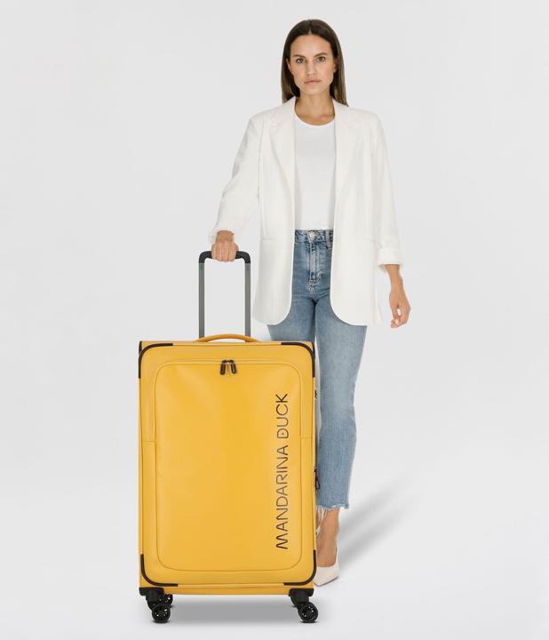 Actual product image Mandarina Duck Eco Coated 4 Rollen Trolley L 78 cm mit Dehnfalte (103.50 l, XL (from 140l))