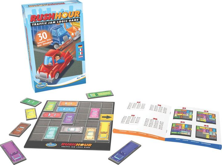 Produktbild Thinkfun Rush Hour Pocket Game Denkspiel (Deutsch, Französisch, Italienisch)