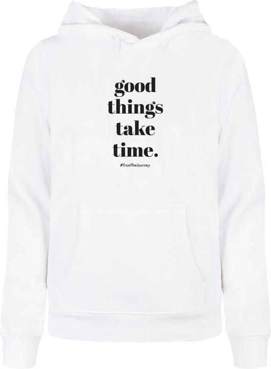 Actual product image Merchcode Ladies Good Things Take Time Basic Hoody - 117475 (S)