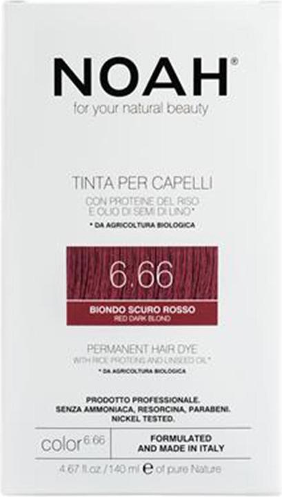 Noah Hair Color No. 6.66 Dark Blonde Red 140ml