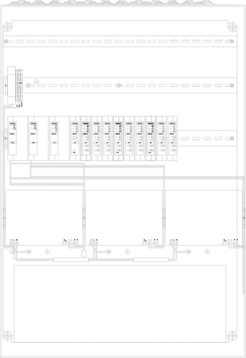 Image du produit Geze MBZ 300 N72 Centrale de contrôle d'urgence, batterie incluse (1 pcs)