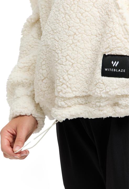 Immagine prodotto Witeblaze FELI Felpa con cappuccio in pile da donna, bianco L (L)