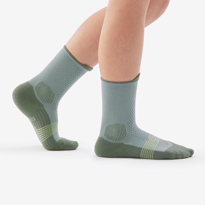 Immagine prodotto Quechua Wandersocken Kinder hoch - Hike 500 grün (27, 30)