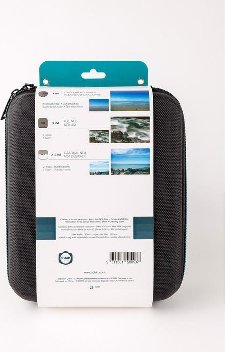 Actual product image Cokin W3H0-28 Traveler Kit (XL) (Neutral density filter, Polarizing filter, Filter adapter, 130 mm)