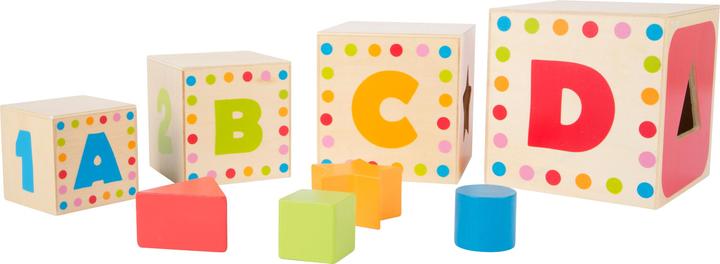 Produktbild small foot Stapelwürfel ABC