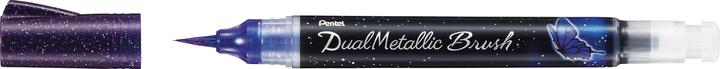Actual product image Pentel Brushpen Dual Metallic XGFH-DV violet (Violet, 1 x)