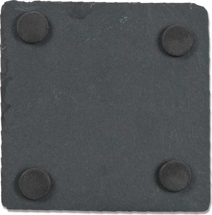 Produktbild Relaxdays 10x Schiefer-Untersetzer (1 x, Glasuntersetzer)