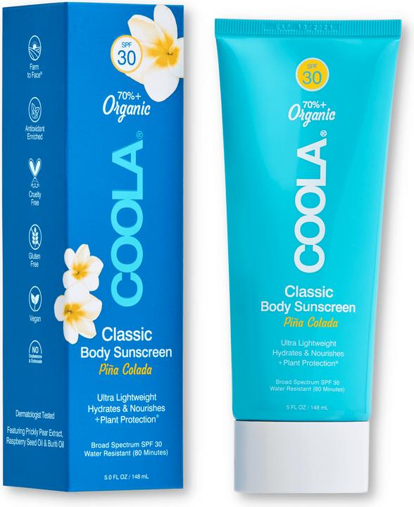 Coola Suncare Classic Lotion Pina Colada (Sonnencreme, SPF 30, 148 ml, 148 g)